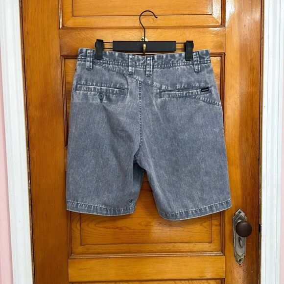 Volcom Blue Acid Washed Blue Jean Shorts Men’s 31 - Picture 2 of 5